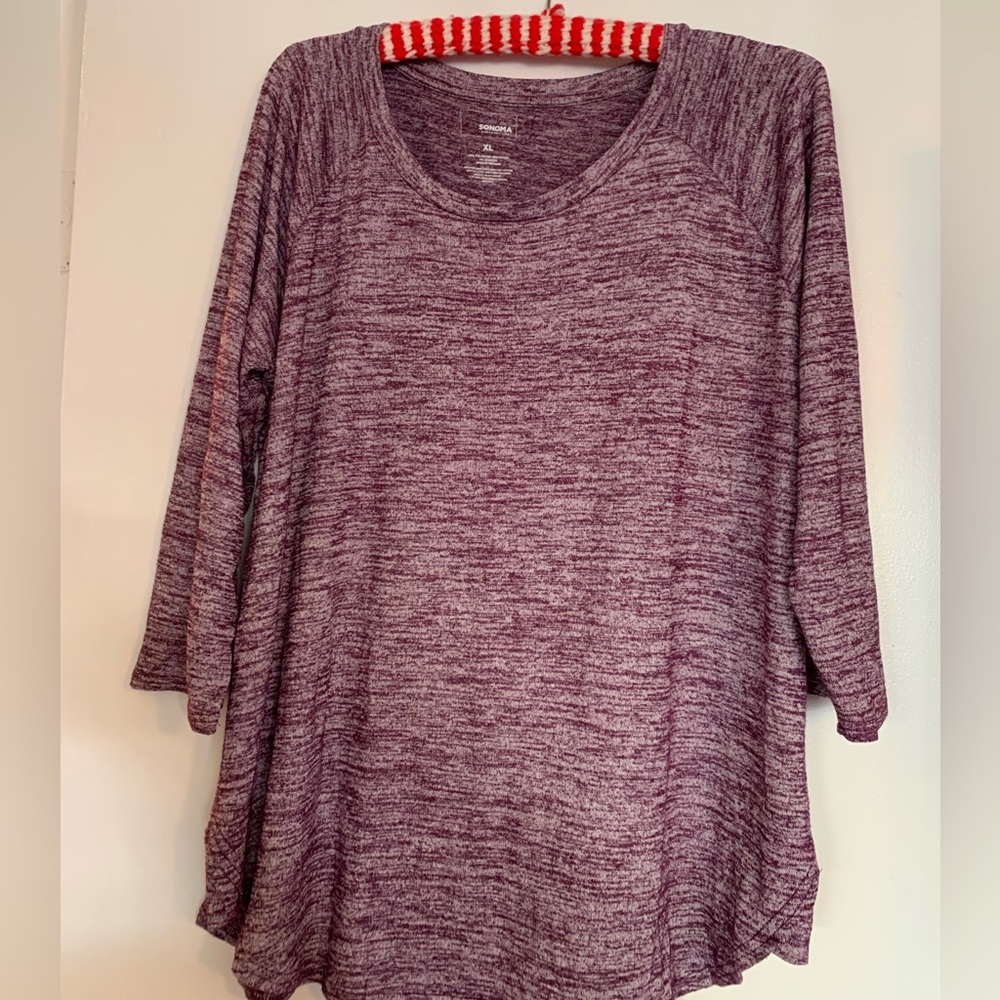 Sonoma purple light weight sweater.